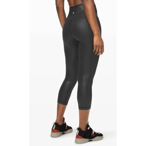 LULULEMON ATHLETICA Wunder Crop High-Rise 'Foil 21' Size 4